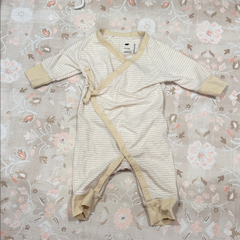 monica + andy kimono tie one-piece (0-3 mo)